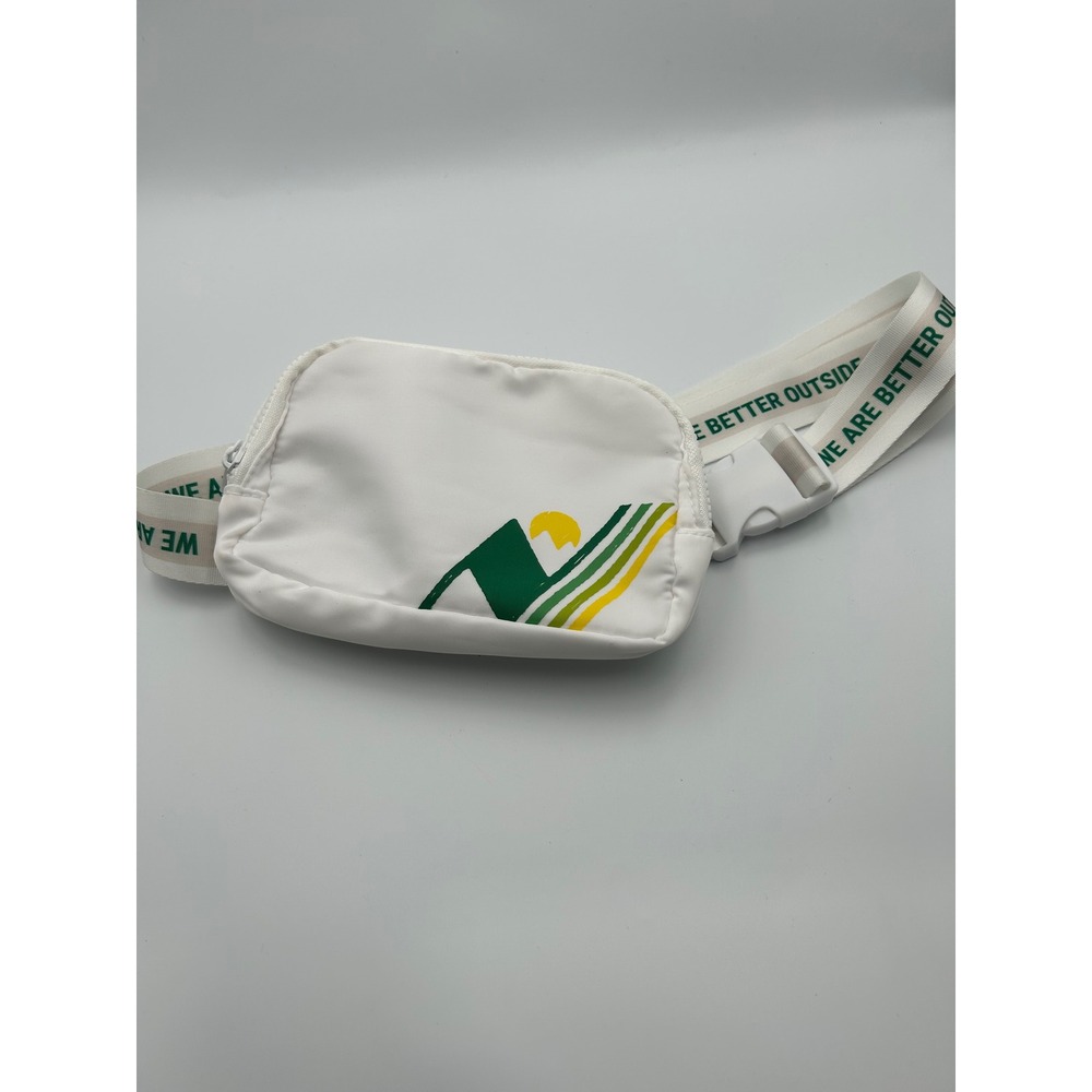 Nature Valley White Fanny Pack Recycled Polyester We Are Better Outside Bag